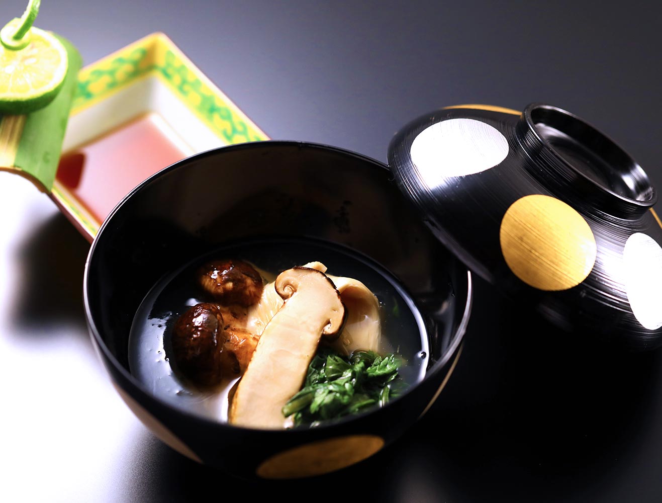 松茸のお浸し